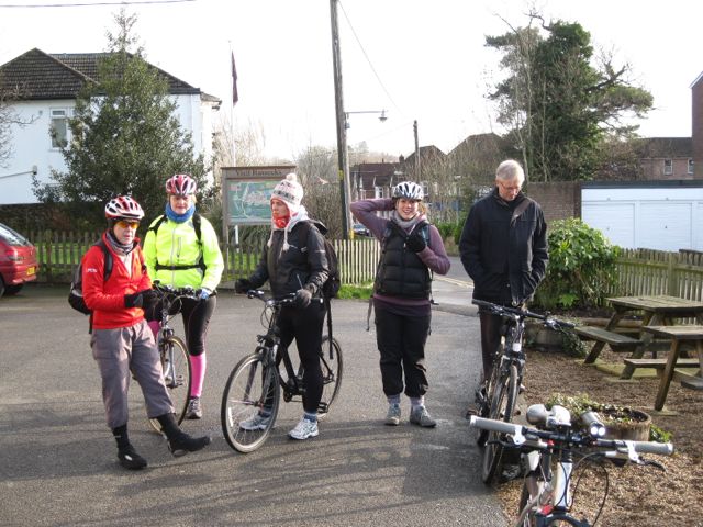 The Start of a Breeze Women's Bike Ride.
