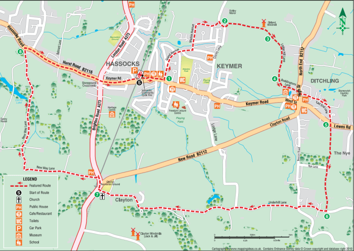 Hassocks Tithe Map Routes – Hassocks Community Cycle Hire