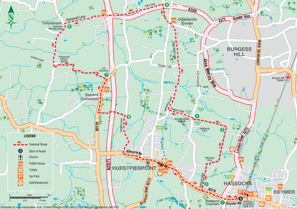 Hassocks, Goddards Green, Twineham, Sayers Common, Hurstpierpoint