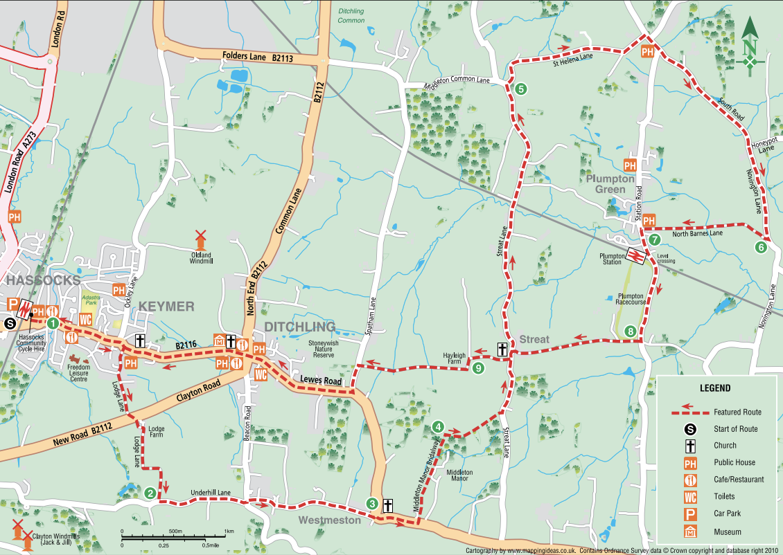 Hassocks, Westmeston, Streat, Plumpton, Ditchling
